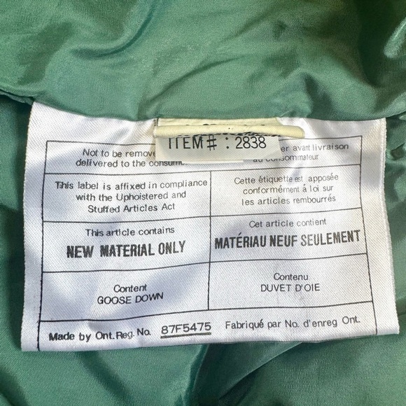 Eddie Bauer: Women’s Vintage Goose Down Deep Green Puffer Vest, Small Petite - Picture 6 of 7